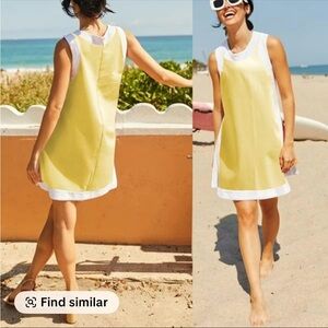 Women’s two piece short yellow set. Size small. NWT